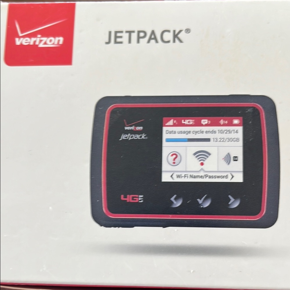 Verizon Jetpack 4G LTE Mobile Hotspot Device New in Box Never Used